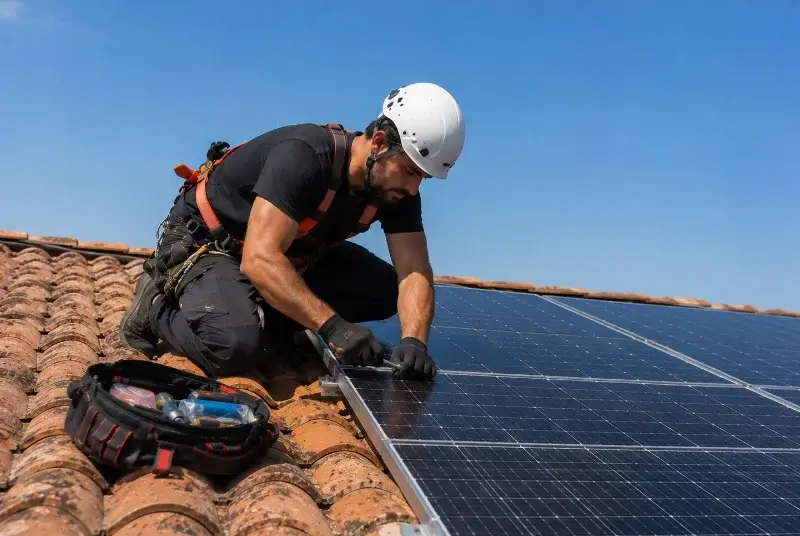 Maintenance et monitoring de panneaux solaires à Segré-en-Anjou Bleu